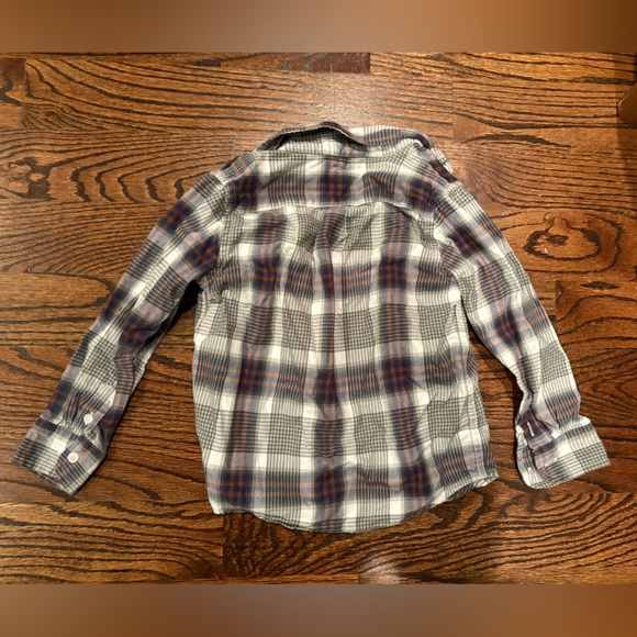 Janie and Jack Checkered Flannel Shirt - Picture 3 of 3